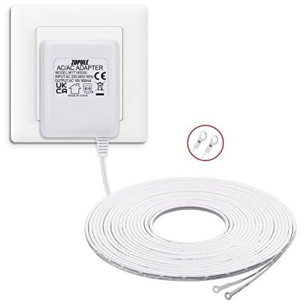 Video Doorbell Special Power Transformer – 18V 500mA Power Adapter, Compatible with Ring, Nest, Eufy, Wyze, Arlo Wireless Video Doorbells